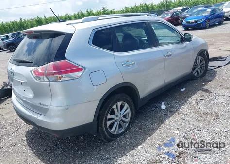2015 Nissan Rogue Sv z USA, uszkodzony, nr VIN KNMAT2MV1FP546528